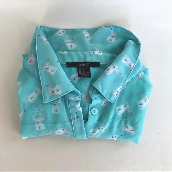 ***2/$20***Cute Bunny rabbit top - Picture 1 of 4